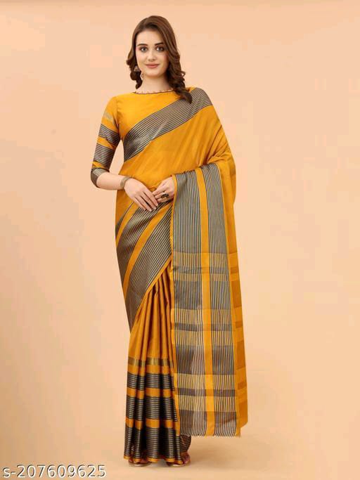 Ritika Lining Cotton Silk Daily Wear Sarees Catalog